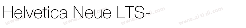 Helvetica Neue LTS字体转换